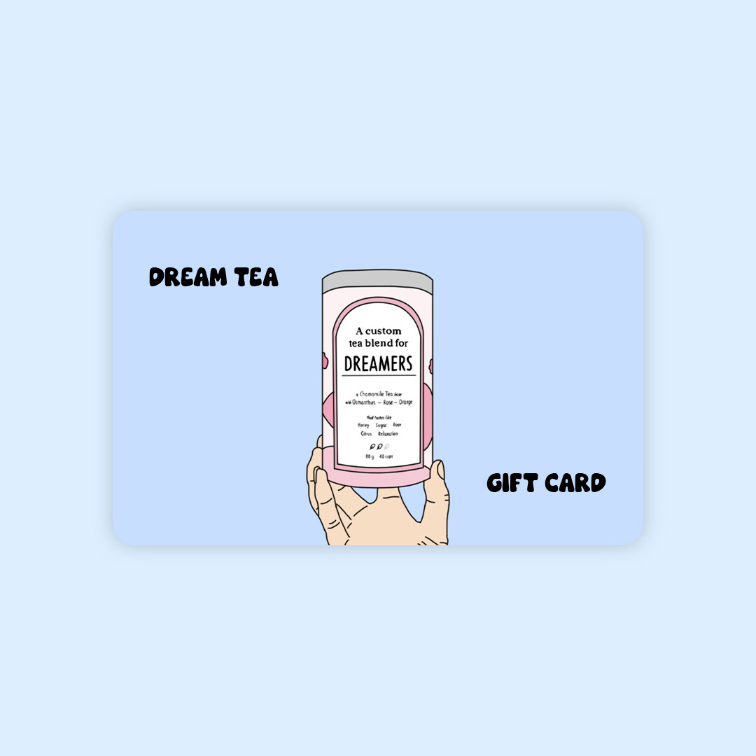 Customized, USDA Organic Tea Blend in Your Choice of Dream Tea Tin Color