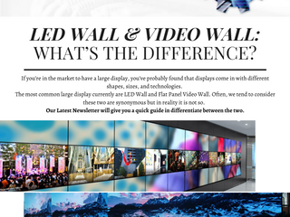 LED Wall & Video Wall: What's the difference?