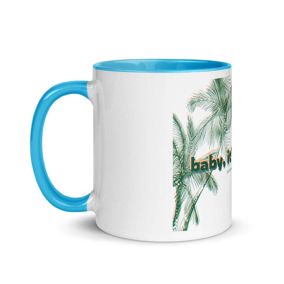 Thumbnail: Baby It's All Good / Palm Mug with Color Inside