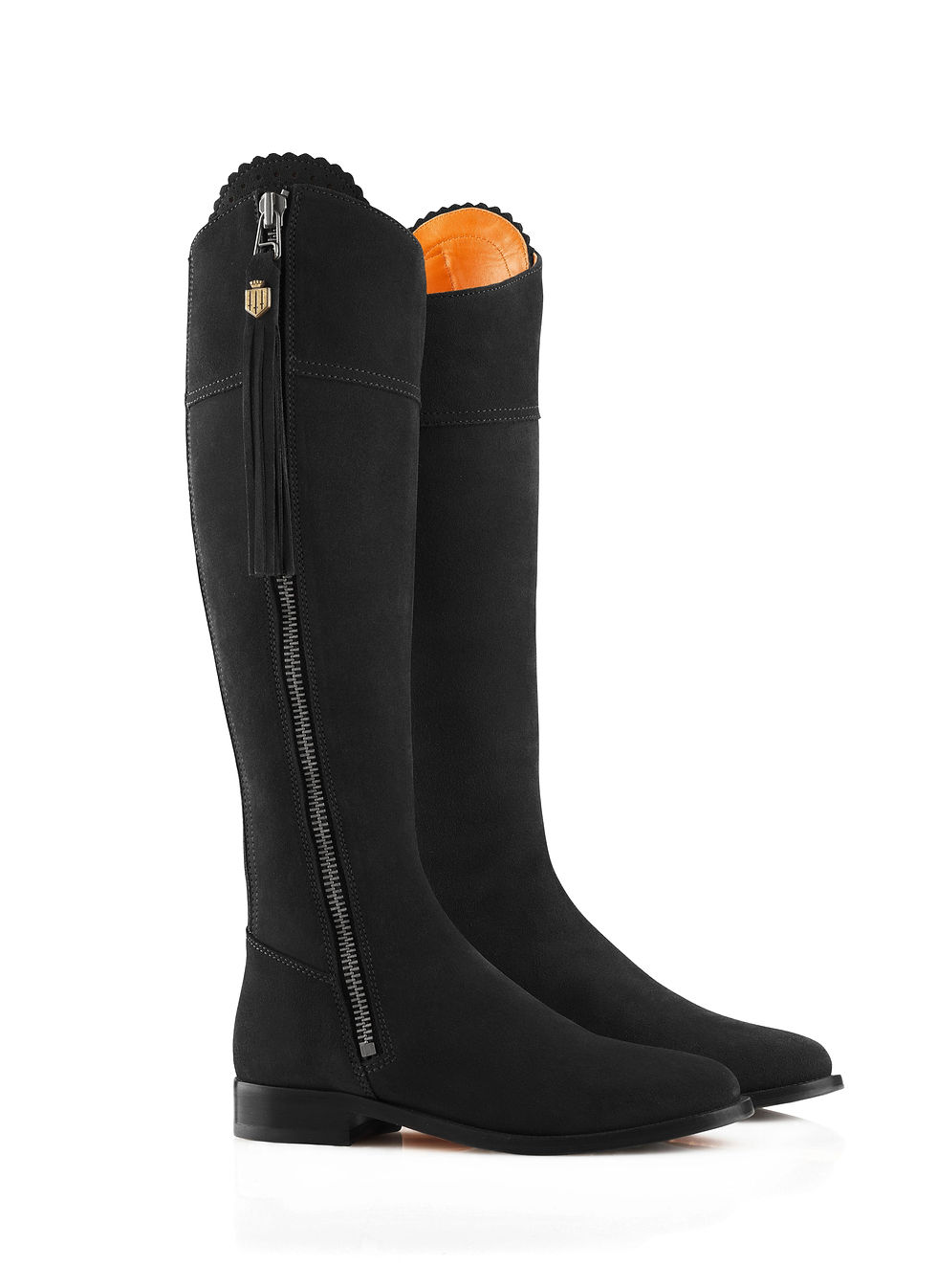 The Regina - Standard Fit (Black Suede)