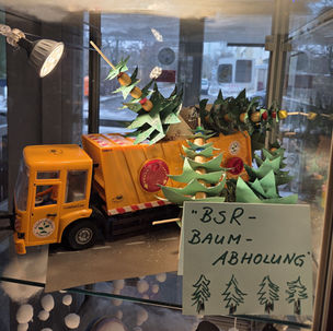 Winterliche Vitrine - Kita am Zauberberg