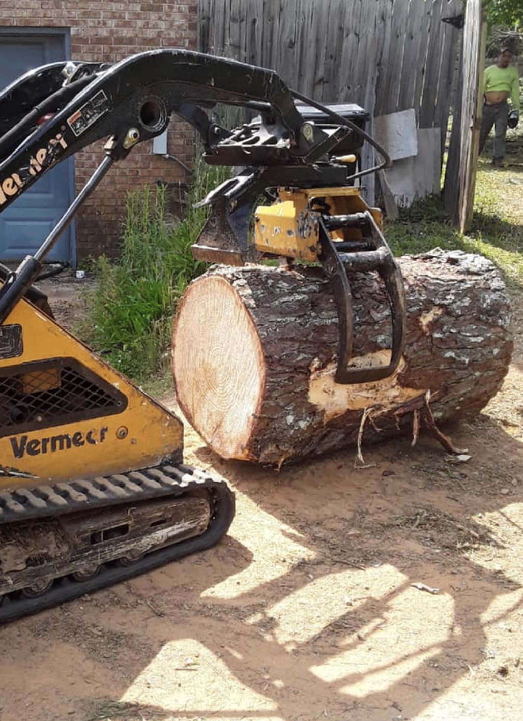 Patterson tree service specialized machinery loader