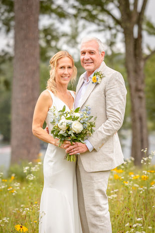 bride and groom portrait