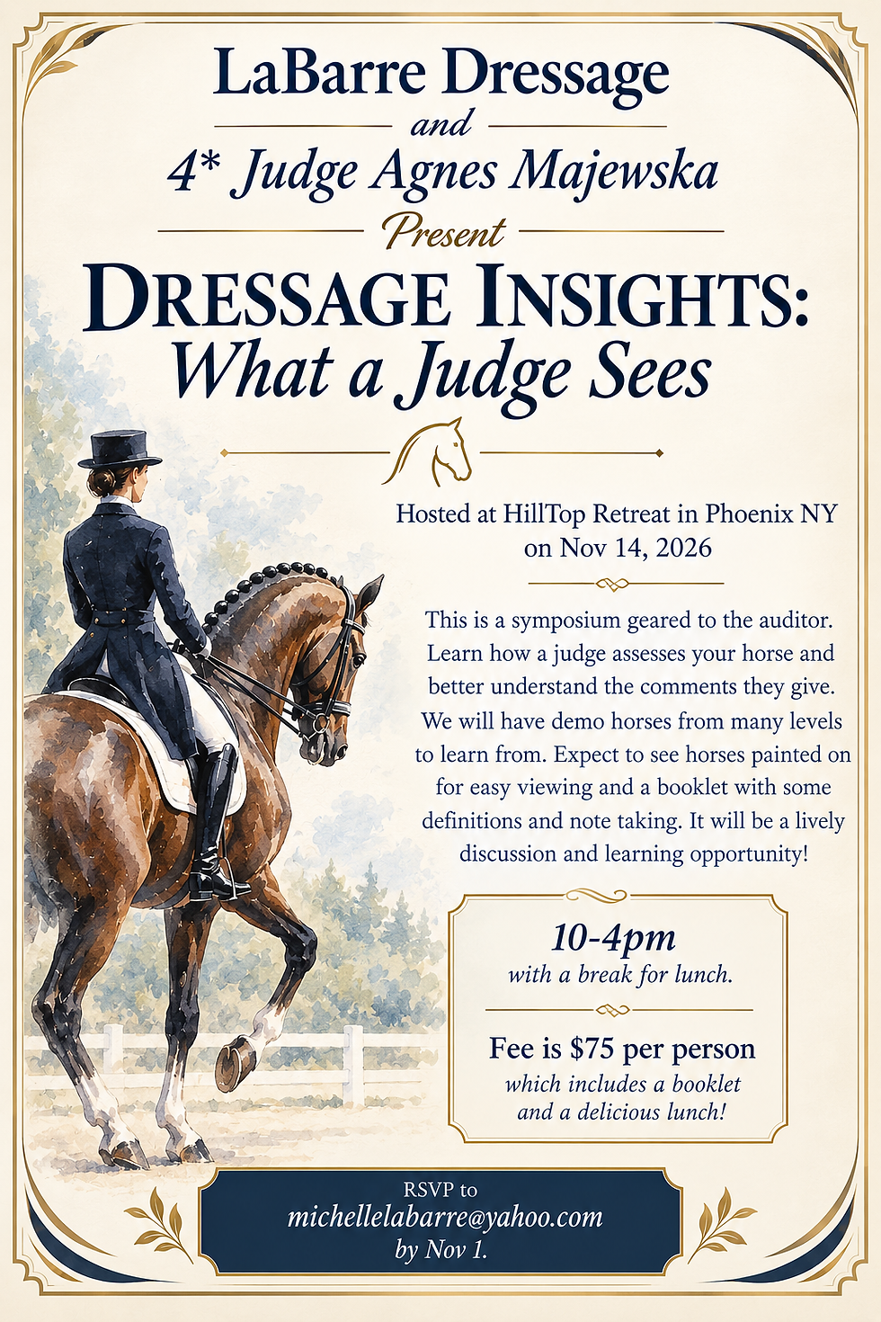 Dressage Insights with 4* Judge Agnes Billington
