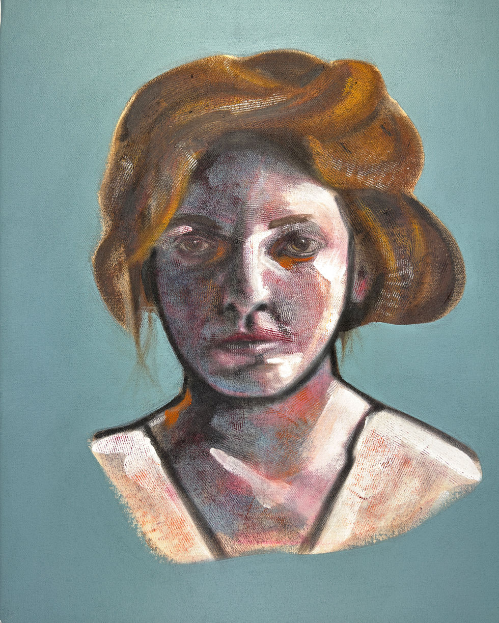 'Study for a portrait of F.W.' 3/3