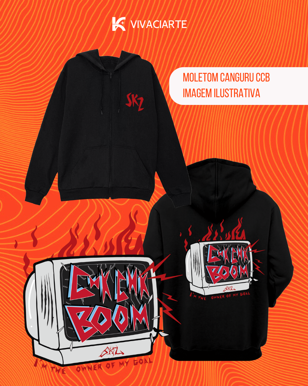 MOLETOM STRAY KIDS ATE COLEÇÃO