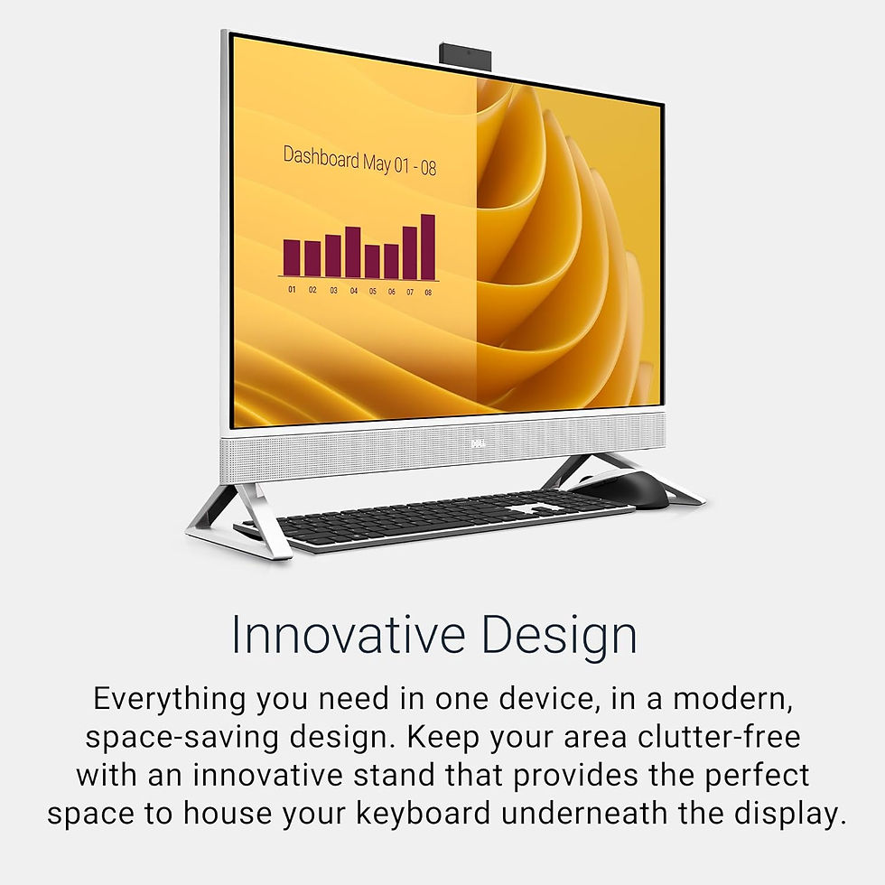Thumbnail: Dell 27 All-in-One Desktop ec27250-27-inch FHD (1920 x 1080) Display, Intel Cor