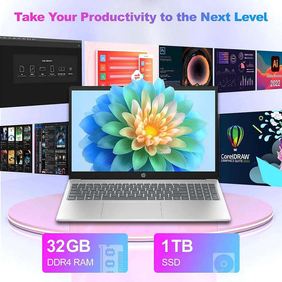 Thumbnail: HP 15.6" FHD Touchscreen Business Laptop, Intel 10-Core i7-1355U(up to 5 GHz), 