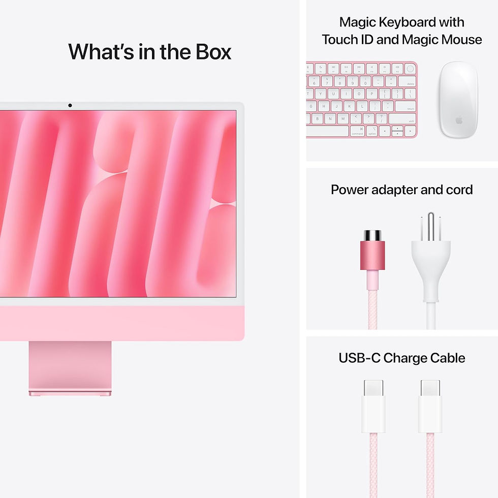 Thumbnail: Apple 2024 iMac All-in-One Desktop Computer with M4 chip with 10-core CPU and 1