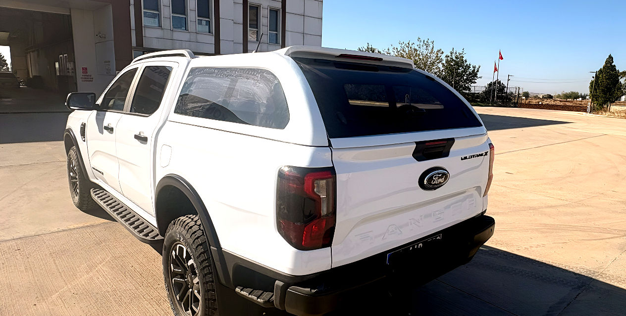 Ford Ranger 2023+ FIBERs Hardtop Canopy with Fixed Glass Sides