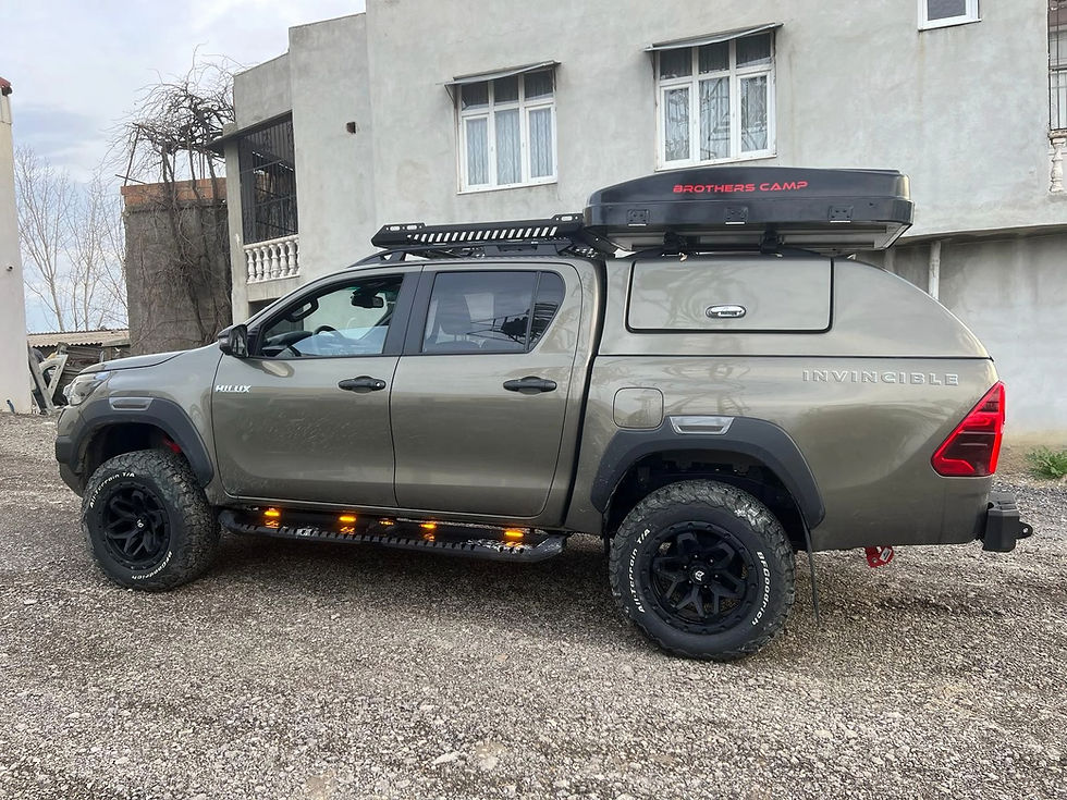 Toyota Hilux Yanlar Açılır Fiberglas Kabin Code:TY22K1LF