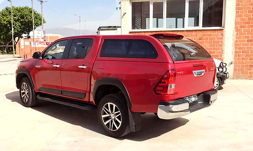 Toyota Hilux Canopy fixed side windows I fiberdunyasi fd canopy
