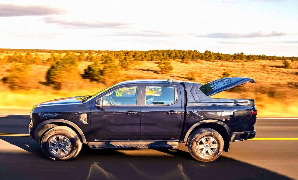 New Ford Ranger (2024+) FullBox Sport Hard Lid Premium Fiberglass Tonneau Cover Topper