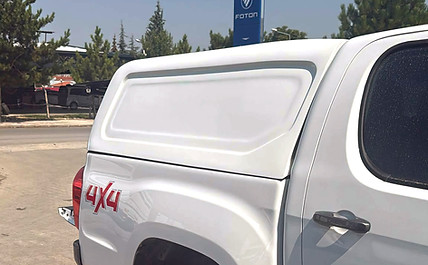 FOTON Tunland G7 Fiberglass Commercial Solid-Sided Hard Top Canopy Kabin I FIBERs Fiberdun