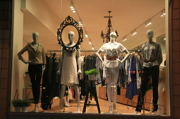 Anik, Englewood, NJ, Window display, Summer 2011