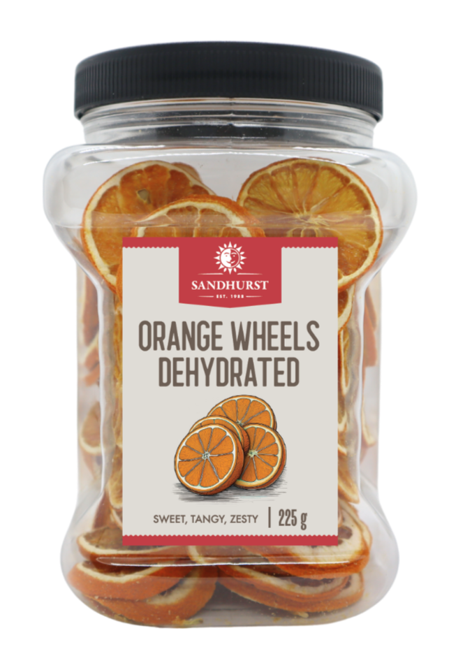 Orange Wheels Dehydrated 225g