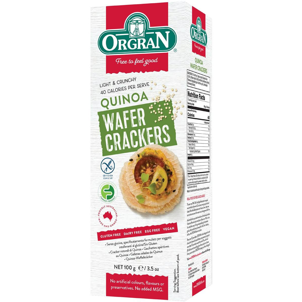 Quinoa Crackers 100g