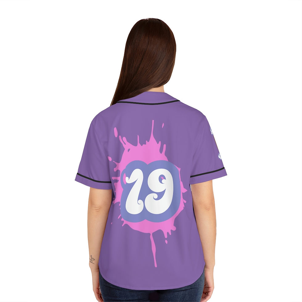 Thumbnail: Copy of Copy of Women's Baseball Jersey (AOP)
