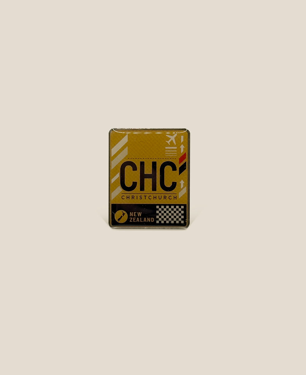 Lapel Pin - Airport Code CHC