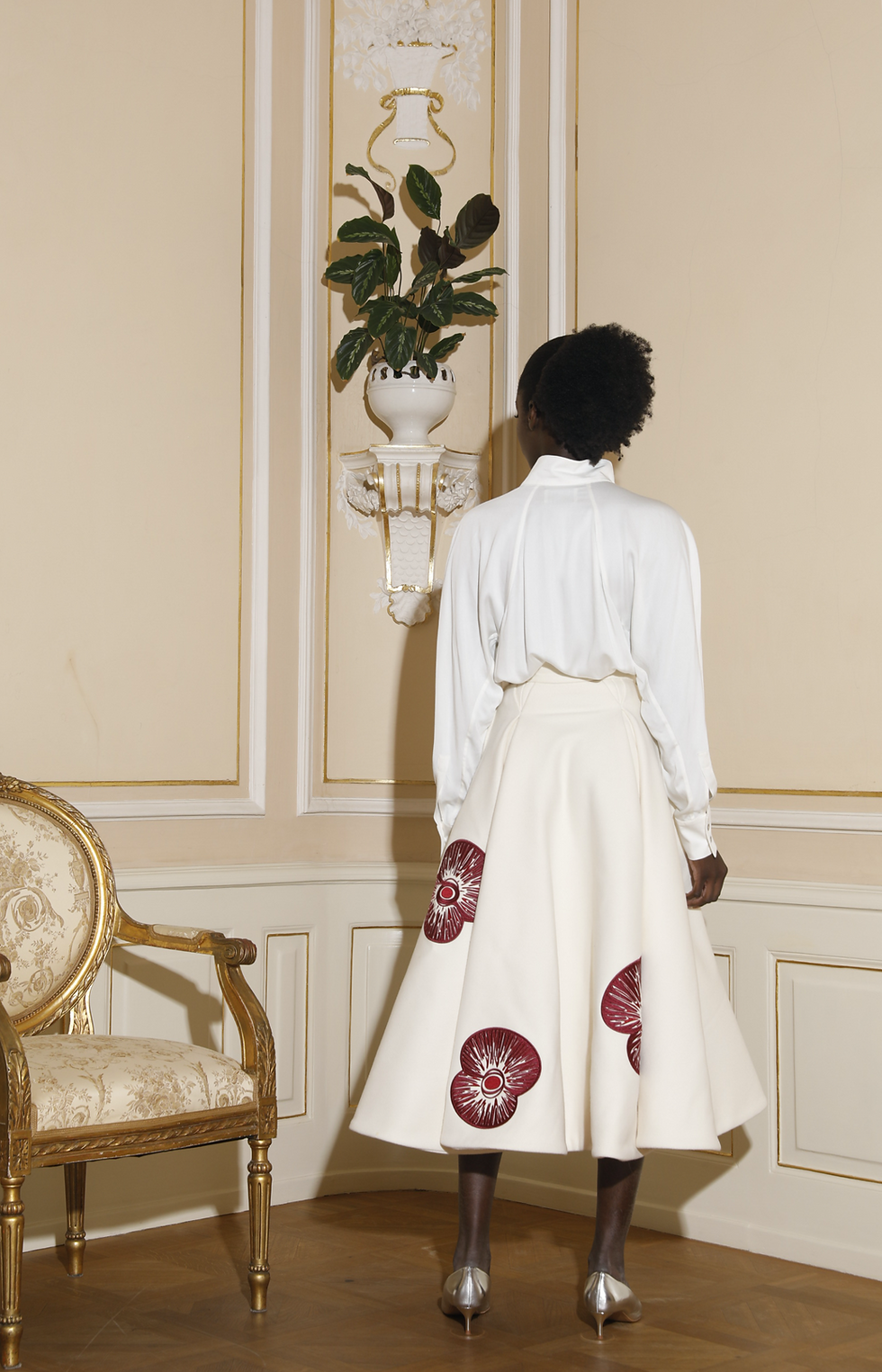 Thumbnail: ‘Elizabeth’ viscose long-sleeve shirt.