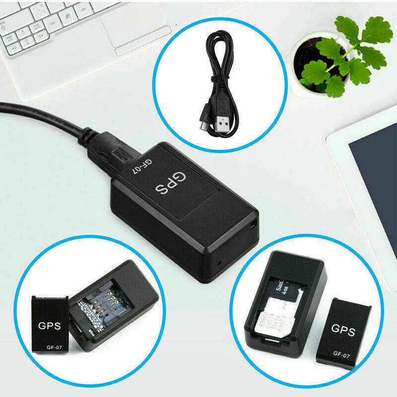Thumbnail: GF07 Mini Magnetic GPS Tracker Real-time Car Truck Vehicle Locator GSM GPRS USA