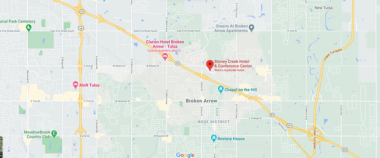 stoney creek hotel map.png