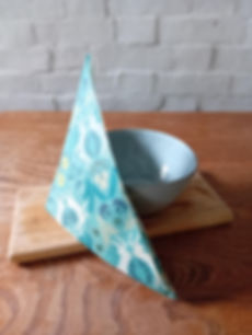 Beeswax wrap ready to be used