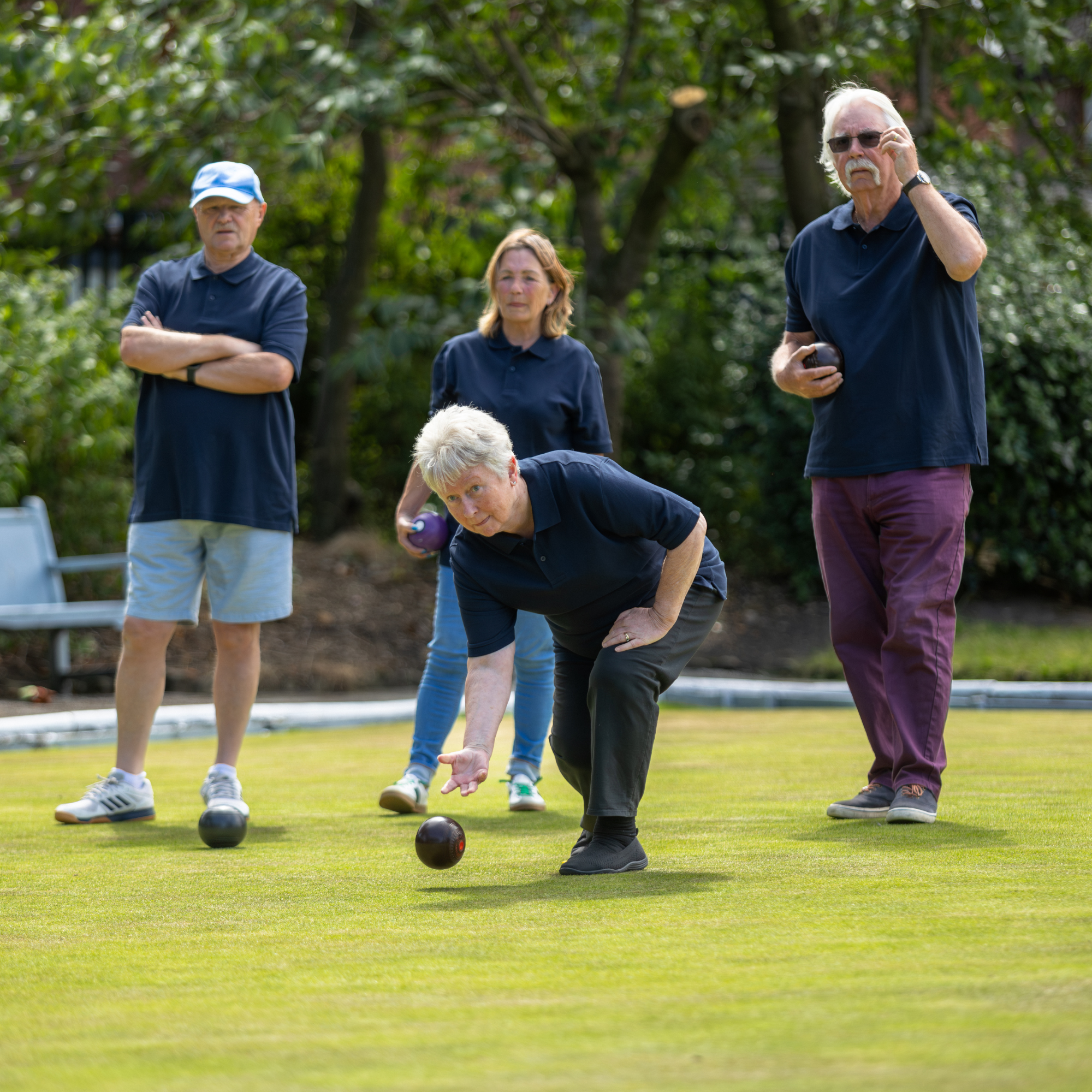 Play lawn bowls, squash, and pool in our well-maintained facilities — fun and friendly for all skill levels.
