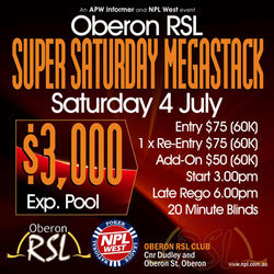 SUPER SATURDAY MEGASTACK is coming to Oberon!