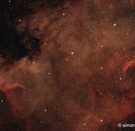 09_NGC 7000 Nordamerikanebel, wurde 8 h 10 min belichtet