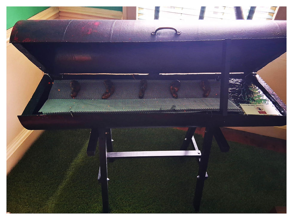 Constructed BBQ Grill