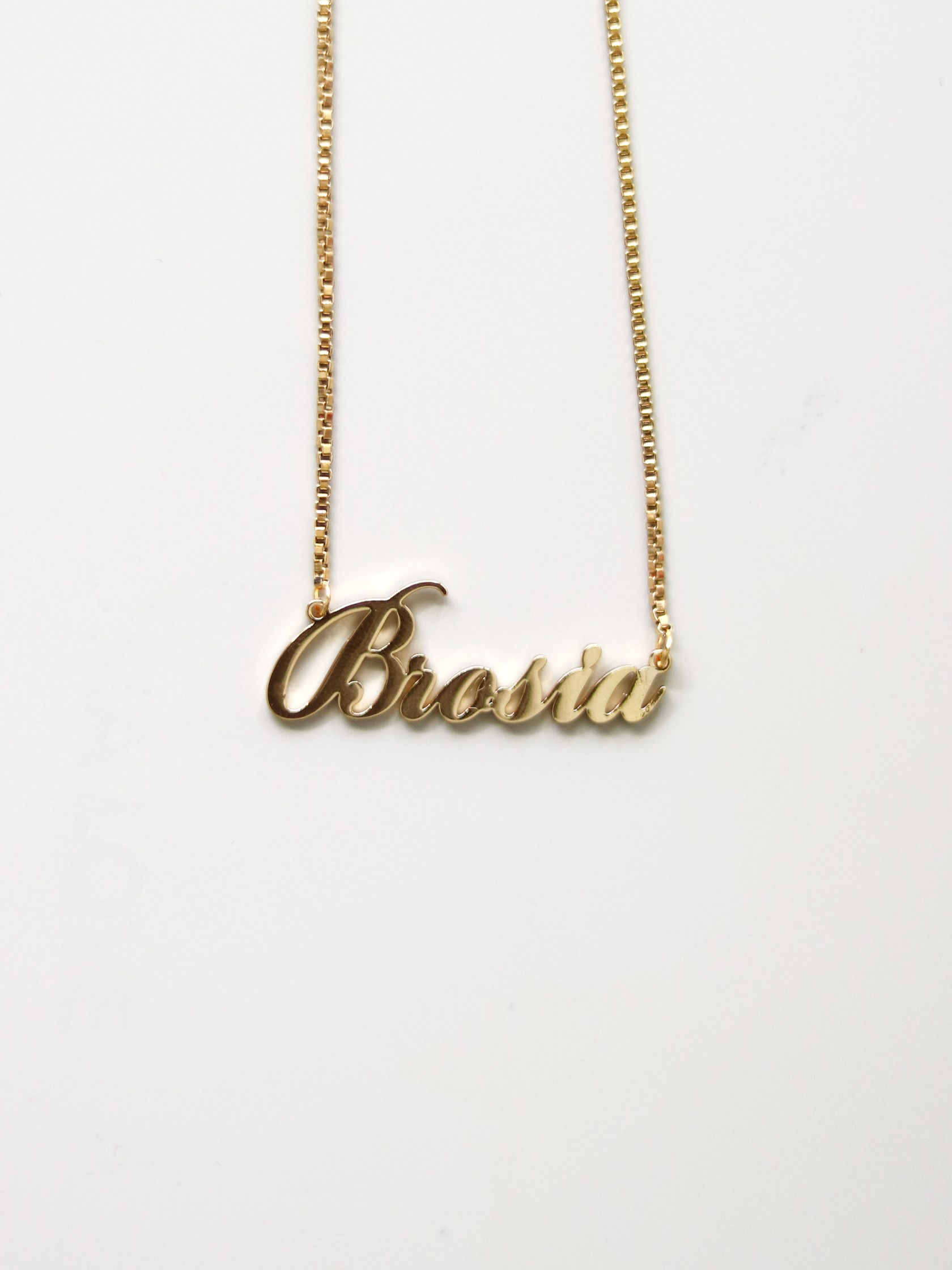 Petite Cursive Necklace