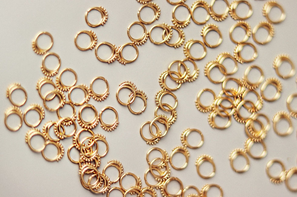Thumbnail: BL Nose Hoop (Yellow Gold)