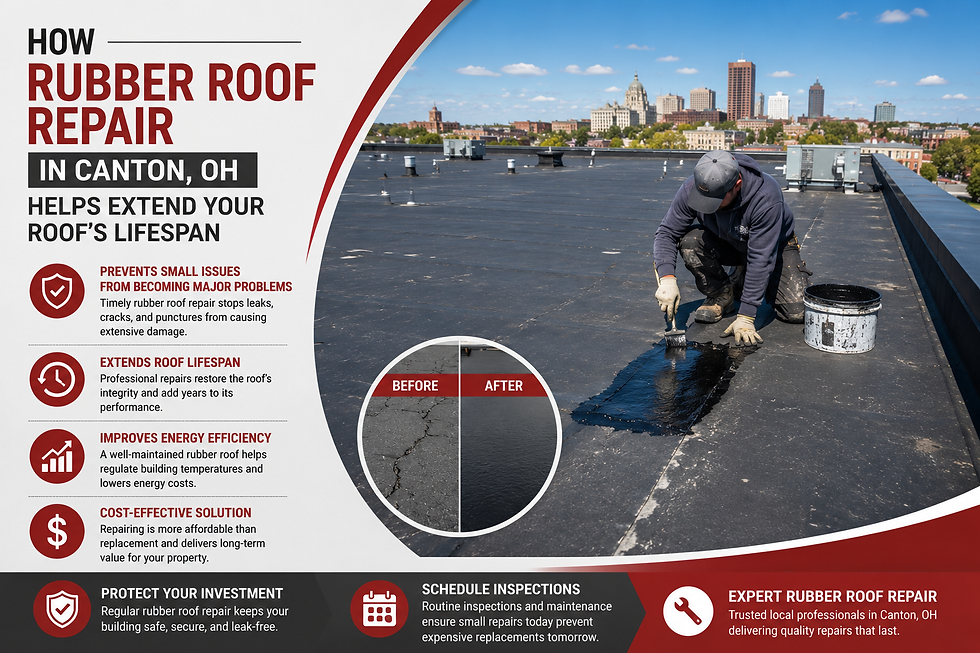 Rubber Roof Repair Canton OH