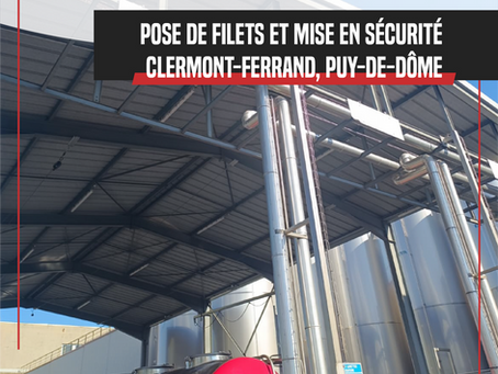 Filets anti-volatiles et mise en sécurité filet pare-pierres dans l’industrie agroalimentaire à Clermont-Ferrand