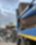 J Royles Skip Hire Truck Dropping Off Waste