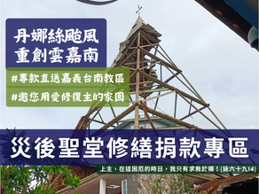 颱風災後復原與堂區修繕徵募公告