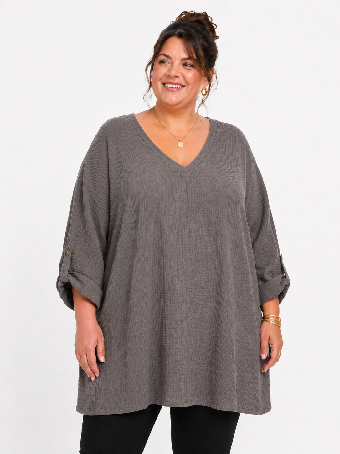 Tunique en gaze de coton
