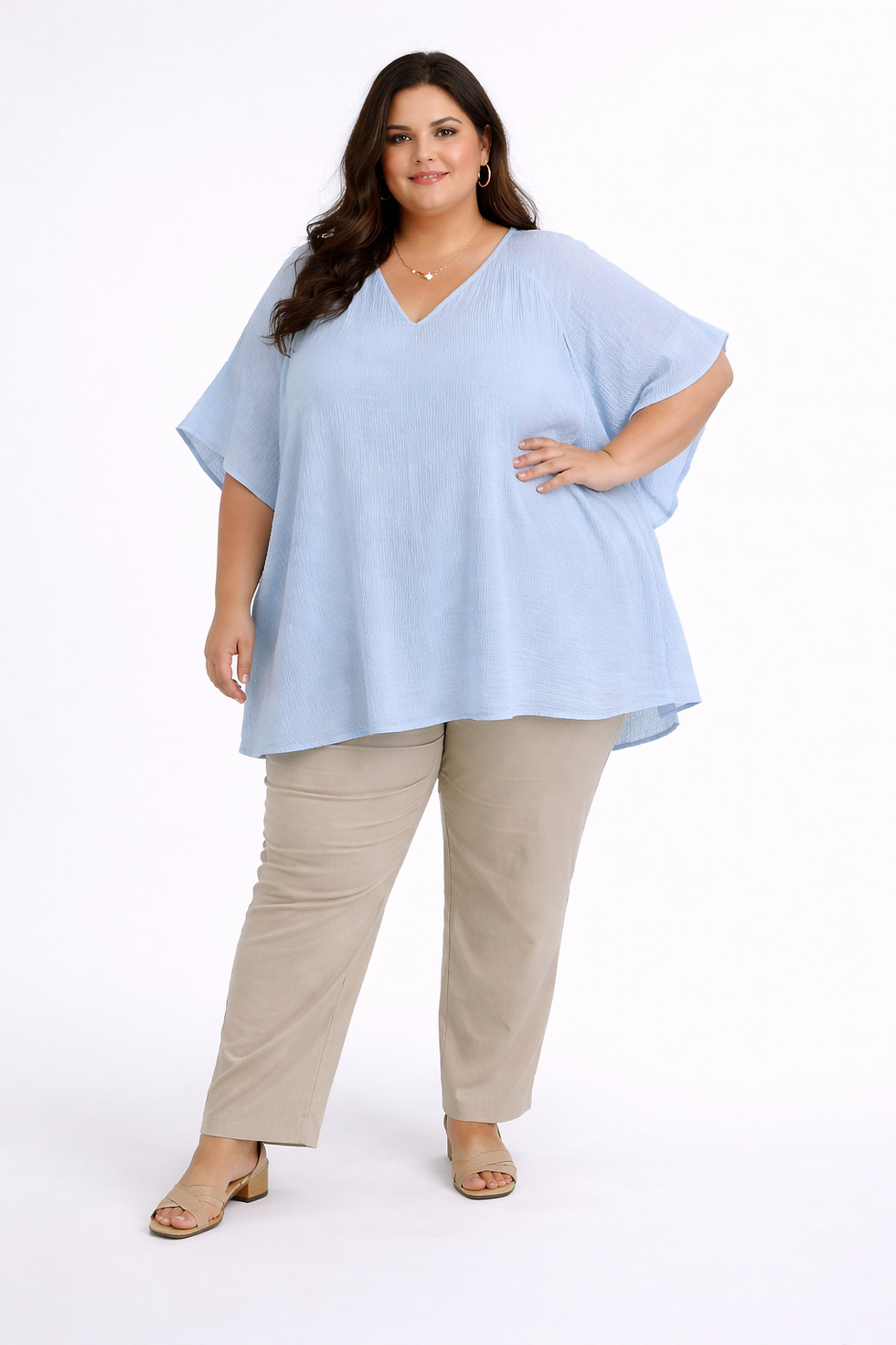 Thumbnail: Tunique en gaze de coton