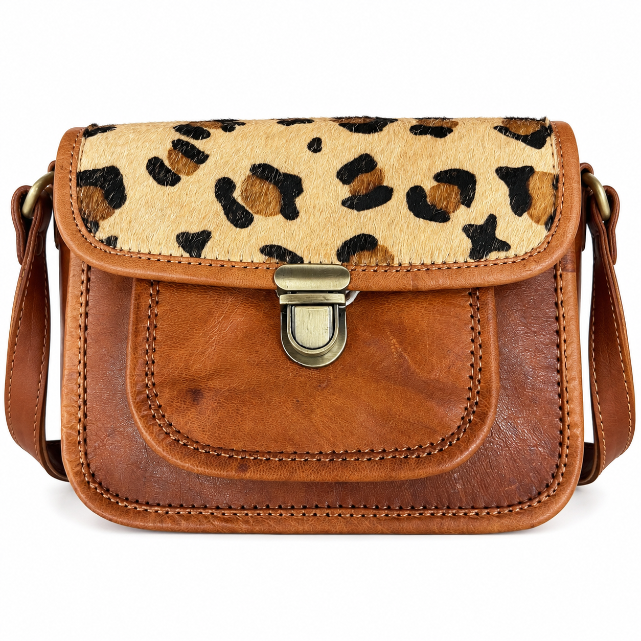 Sac à bandoulière Léopard