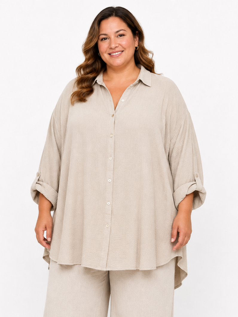 Miniature : Chemise en gaze de coton