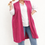 Miniature : Gilet long oversize, sans manche