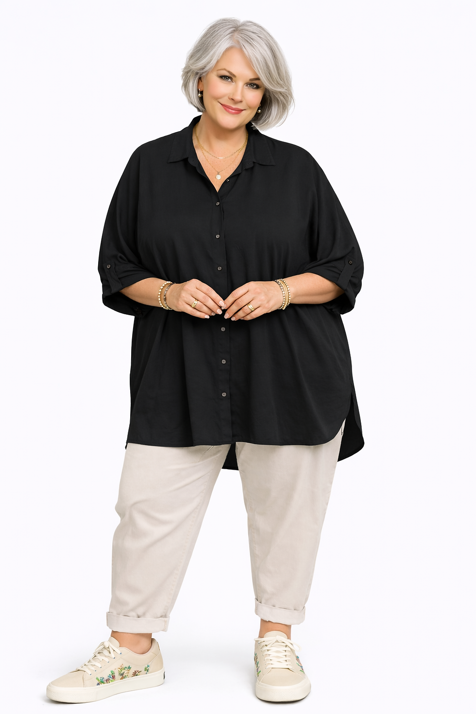 Miniature : Chemise oversize, unie