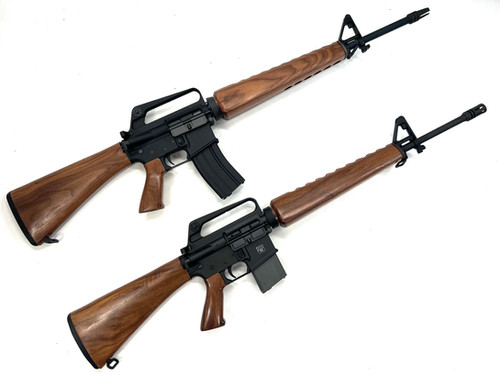 Trench Airsoft M16A1 Walnut Wood furniture Set (For VFC, WE