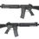 Miniature : Upgraded TrenchAirsoft Custom MK12 MOD1 SPR GBB Airsoft Rifle