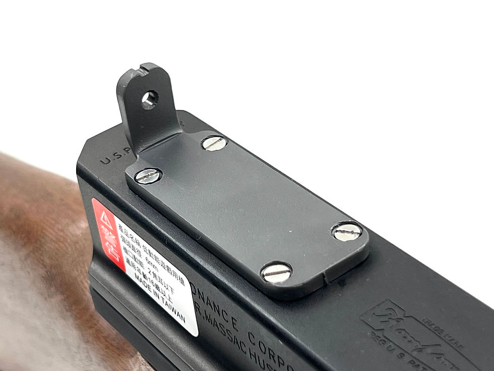 Thumbnail: Trench Airsoft Early War M1 Thompson Rear Sight For WE  M1A1 Thompson GBB SMG