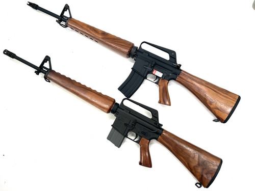 Trench Airsoft M16A1 Walnut Wood furniture Set (For VFC, WE