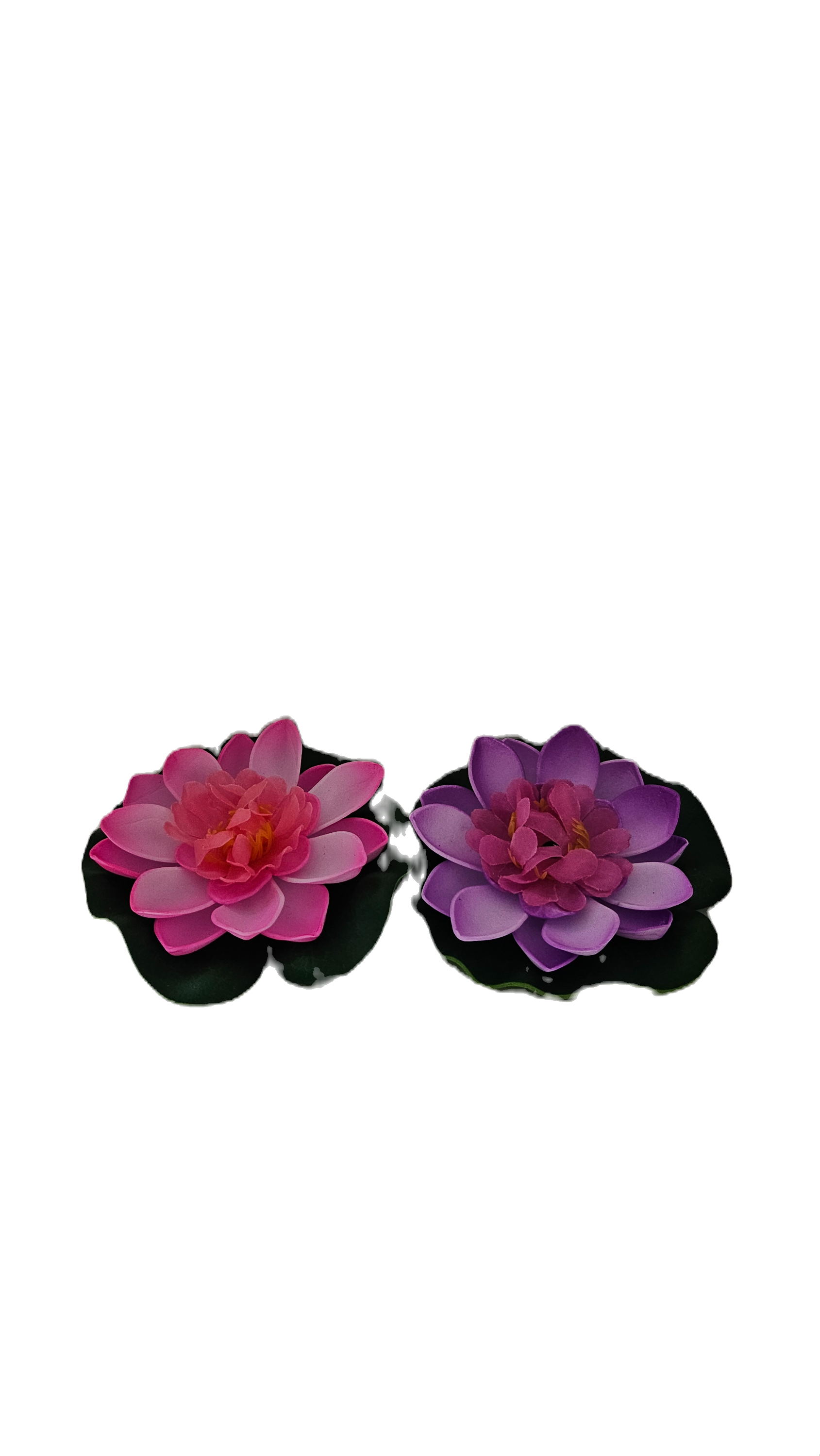 Small Artificial Lotus Flowers x 2