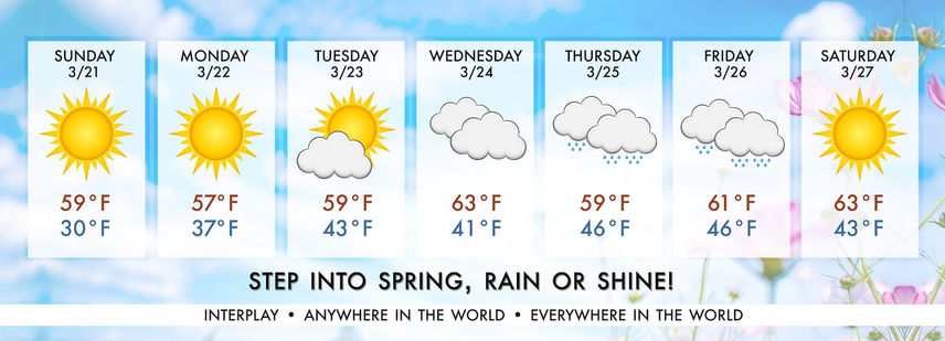 Interplay Couture - Weather Facebook  Digital Advertisement 