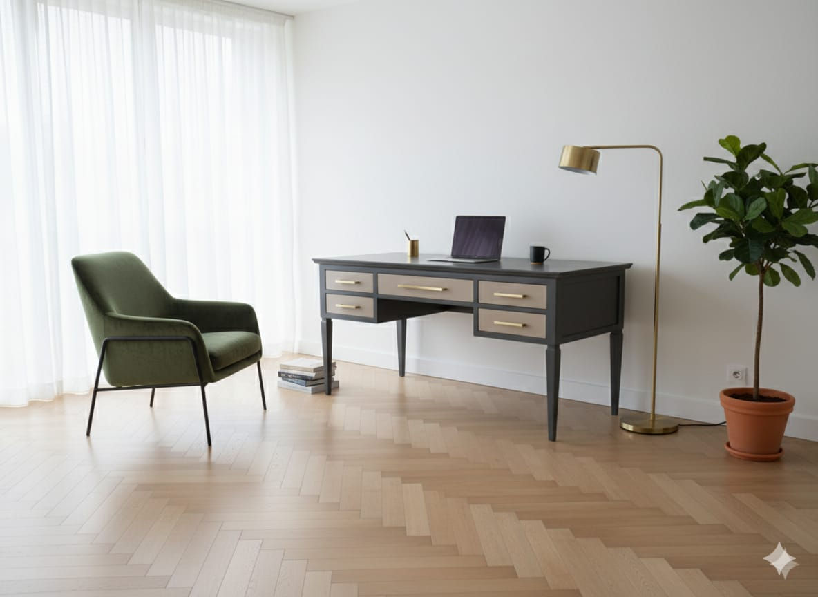 Scrittoio in mogano degli anni 50 del '900